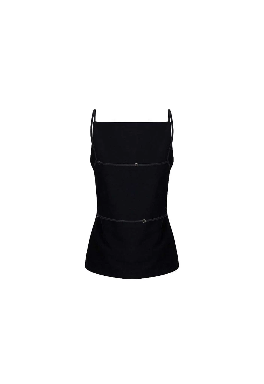 Camille Backless Top
