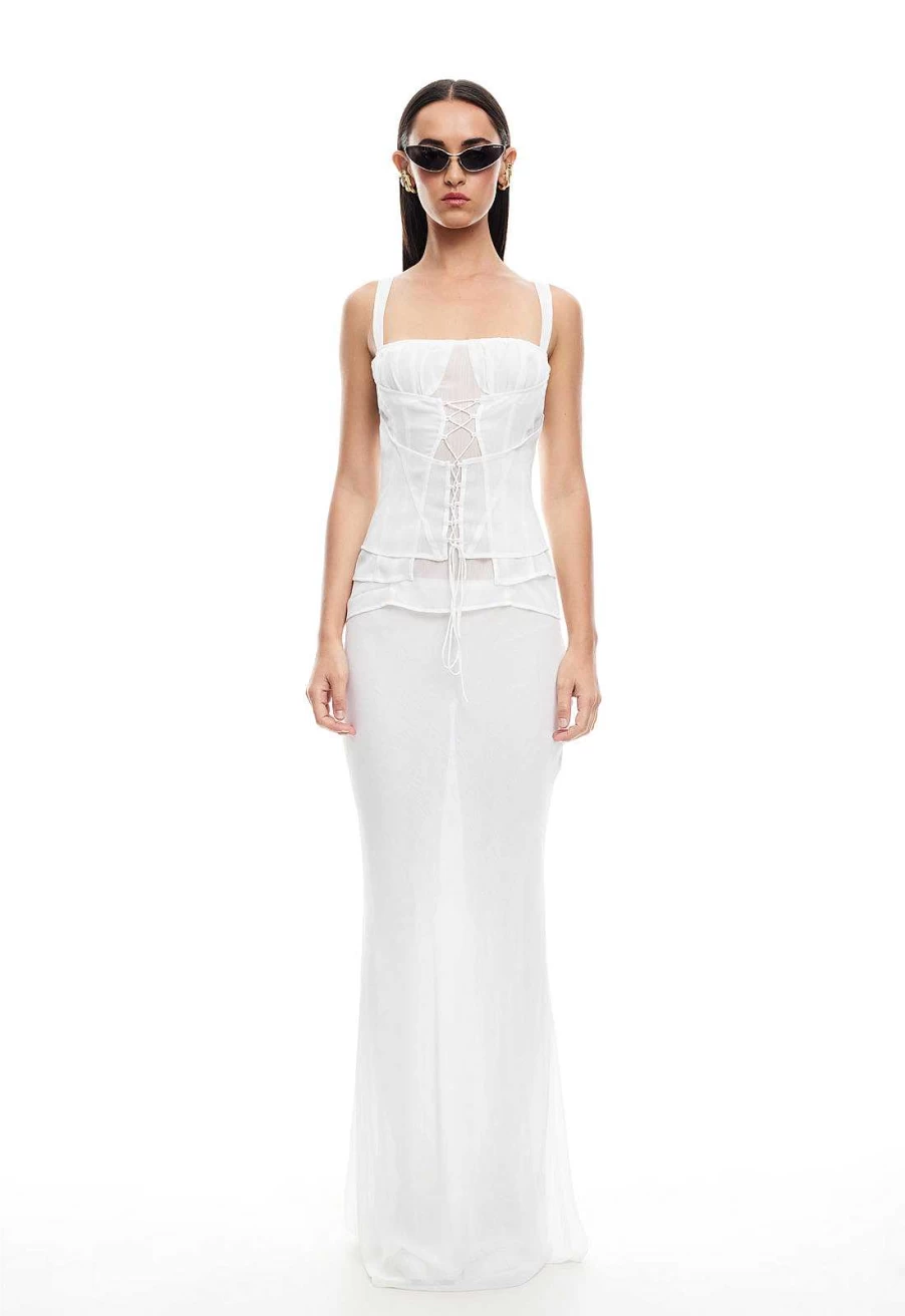 Lioness Women's High Waisted Flowy Maxi Skirt - Endless Style & Comfort