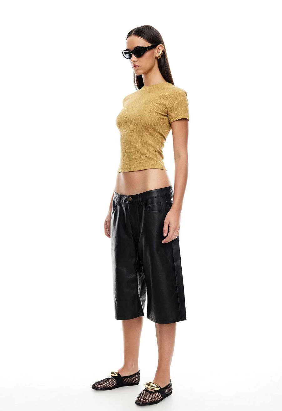 Lioness Women's Essential Soft Stretch Basic Crew Neck T-Shirt