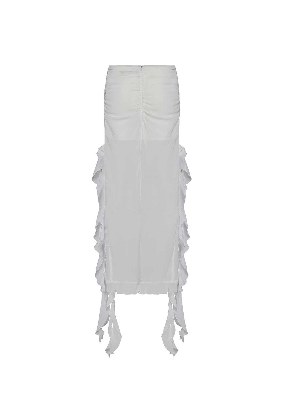 Lioness Women's Rendezvous Skirt | Flowy High-Waist Casual Mid-Length Design
