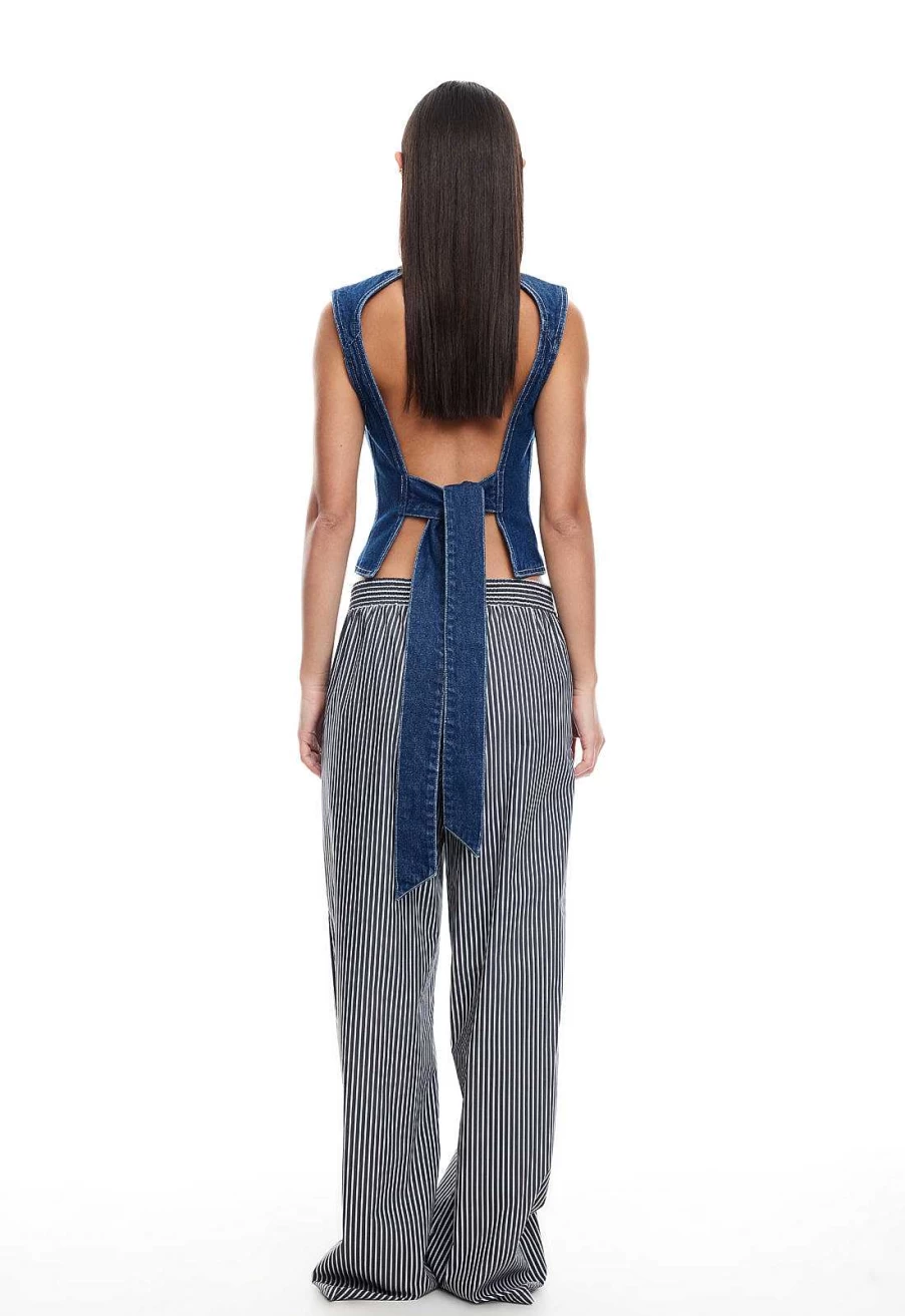 Lioness Women's Cobain High-Waisted Slim Fit Trousers for Everyday Comfort
