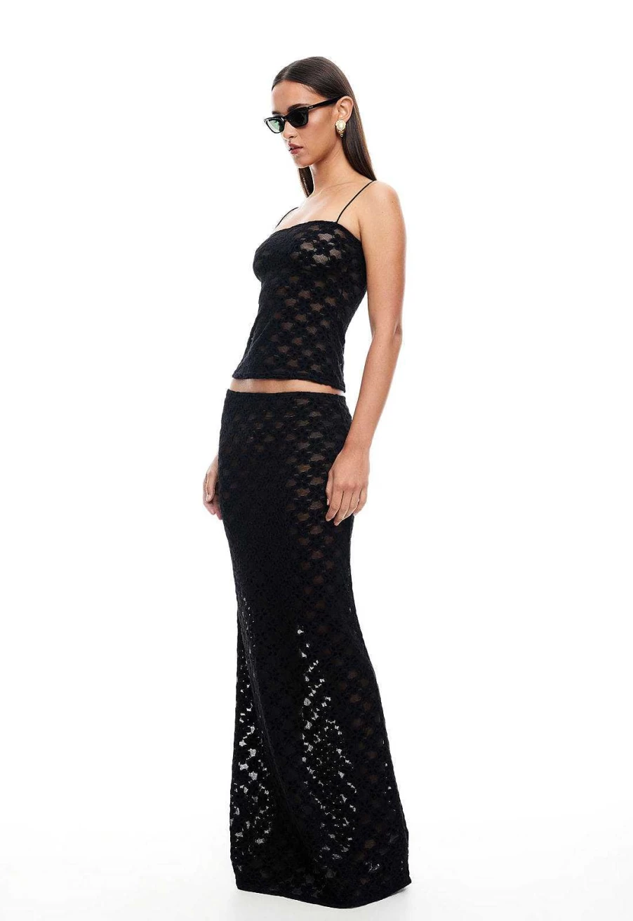 Lioness Women's Clairvoyant Maxi Skirt - Boho Flow Long Elegant High-Waisted Summer Skirt