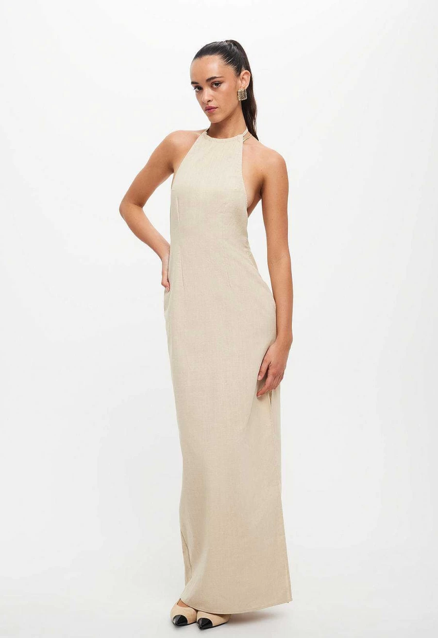 Lioness Women's Idyllic Maxi Dress: Floral Summer Long Dress for Casual & Beach Wear