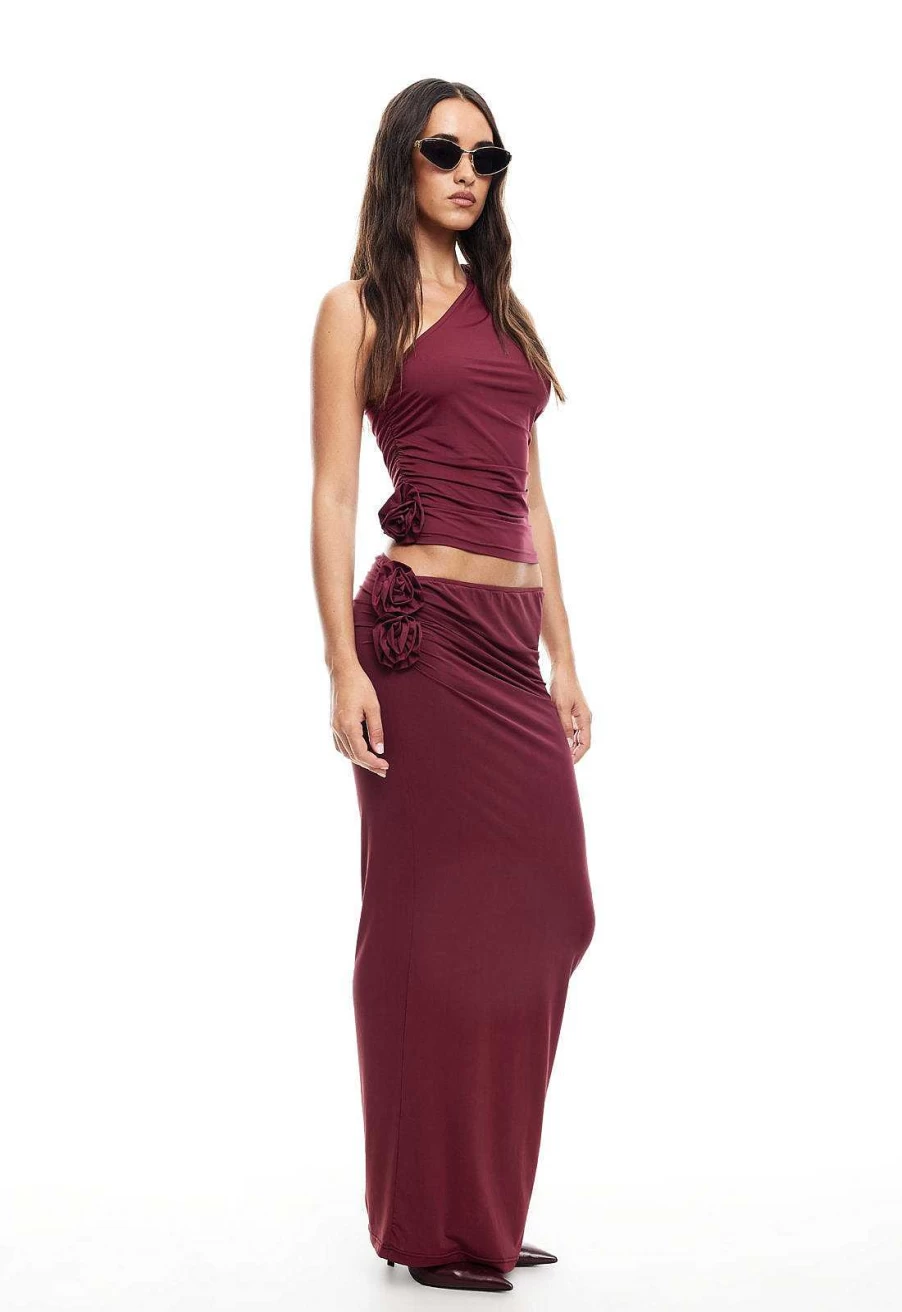 Lioness Women's Soul Mate Maxi Skirt - Bohemian Long Flowy Summer Dress