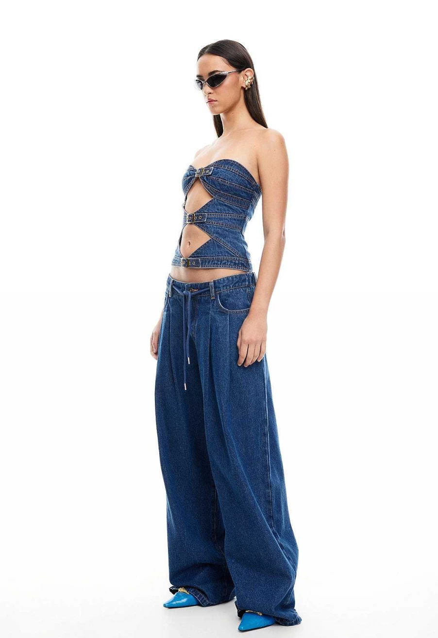 Lioness Women's Adjustable Buckle Corset Top - Fashion Body Shaper for SEO