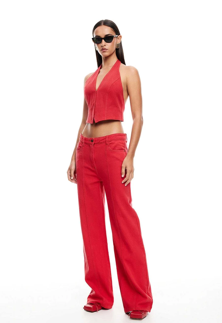 Lioness Women's Dawson High-Waisted Slim Fit Jeans
