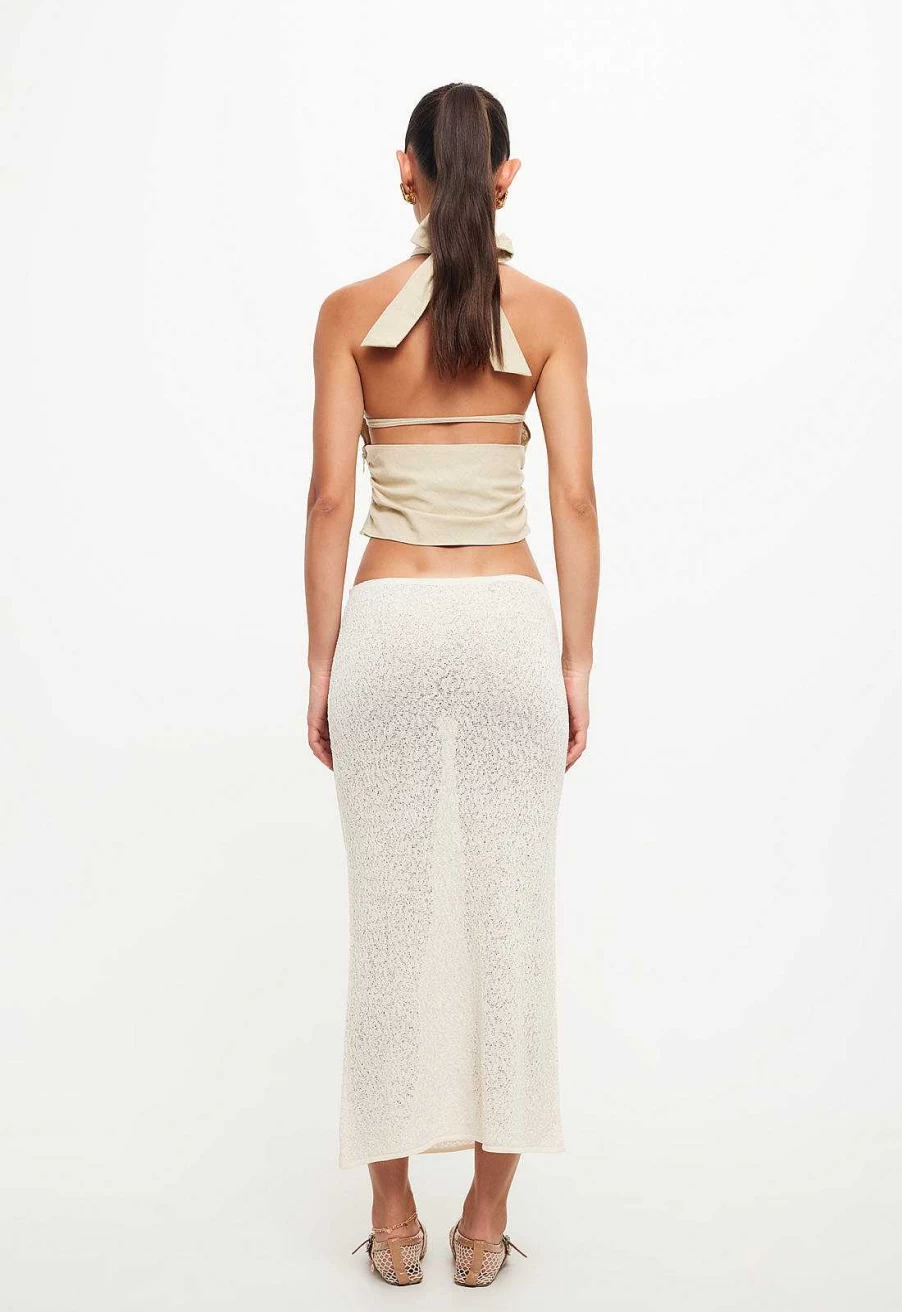 Lioness Women's Pure Midi Skirt - Casual Mid-Length Skirt for Everyday Wear