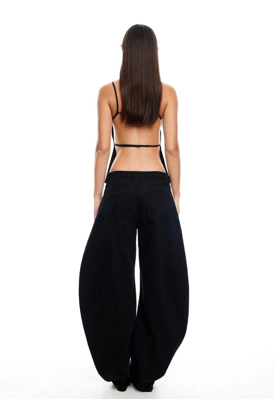Lioness Women's Horseshoe High-Rise Slim Fit Jeans