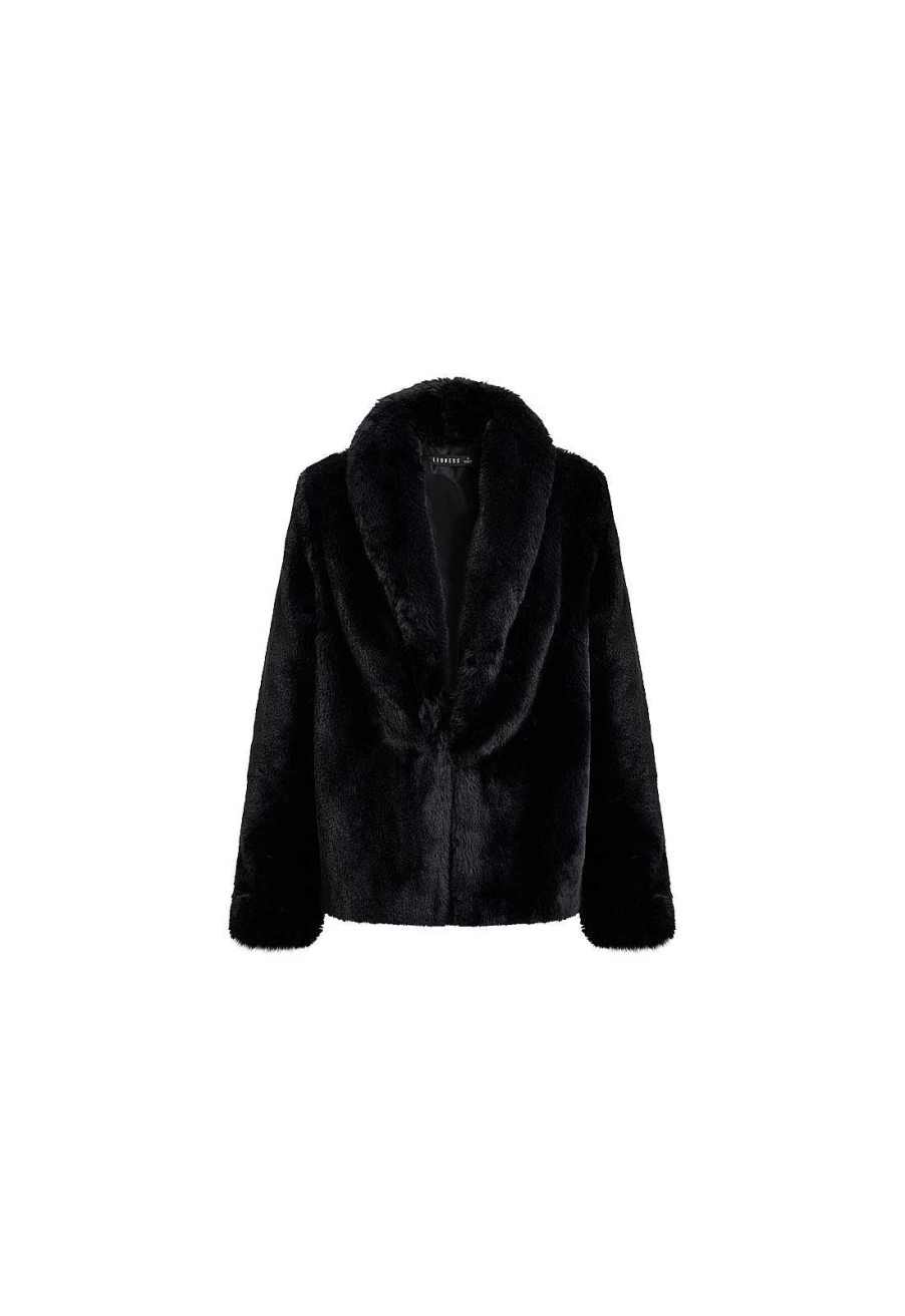 Lioness Women's Bada Bing Luxe Faux Fur Coat | Premium Winter Fashion Outerwear