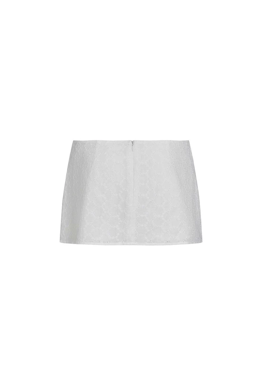 Lioness Women's Prophecy Mini Skirt | High Waist Stretch Denim Short Skirt for Everyday Wear