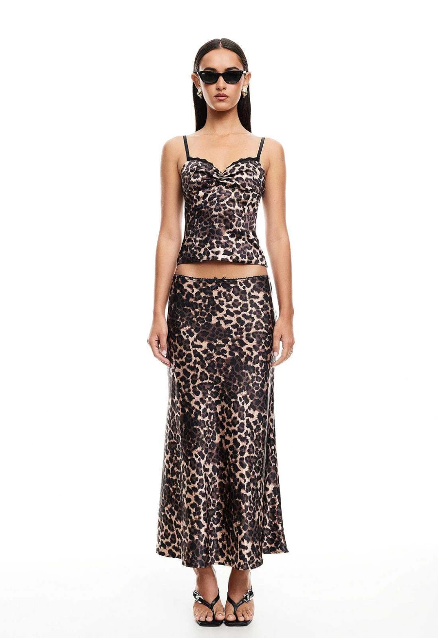 Lioness Women's Enigmatic Maxi Skirt | Elegant Long Flowy Boho Skirt for SEO