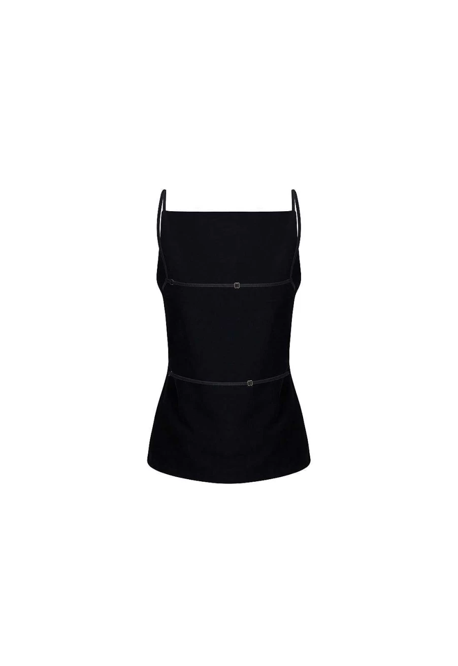 Lioness Women's Camille Backless Top - Sexy Sleeveless Summer Casual Streetwear Blouse
