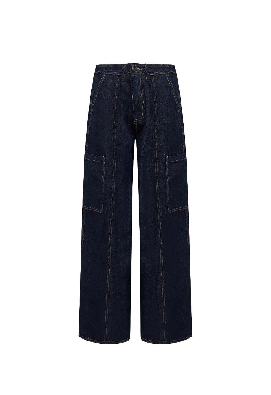 Lioness Women's High-Waisted Relaxed Fit Baggy Jeans