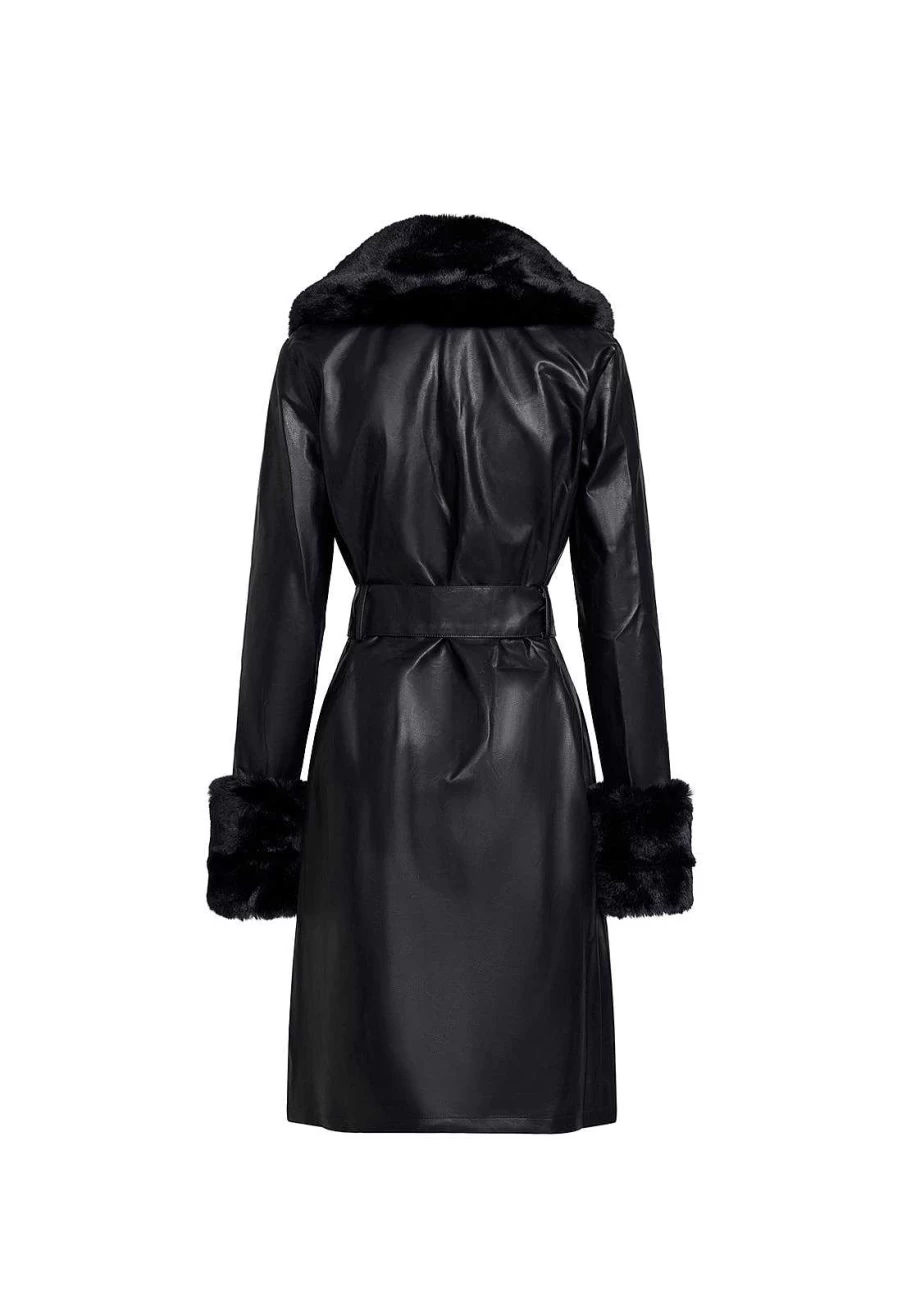 Lioness Women's Brooklyn Long Coat Trench Coat for Winter