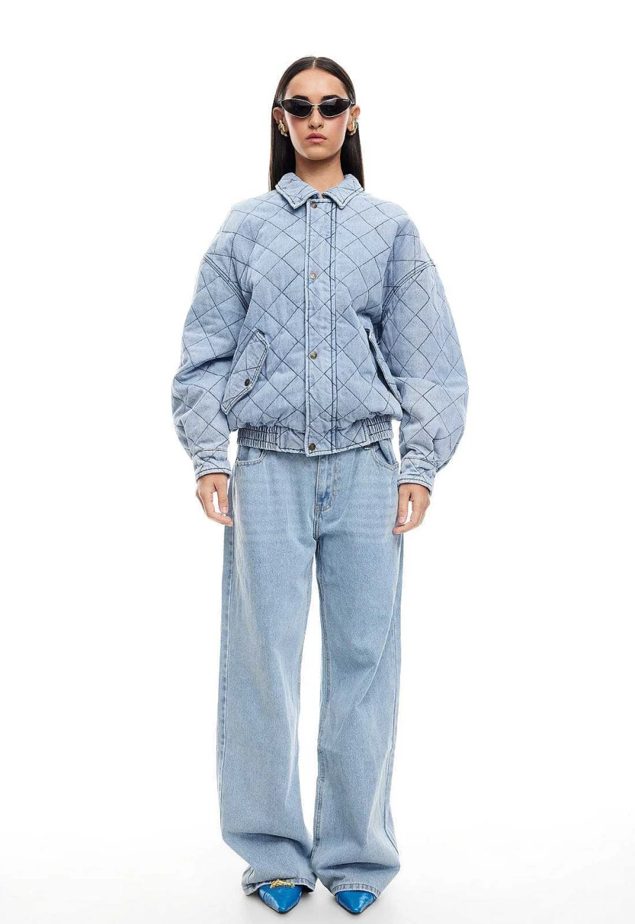 Lioness Women's Kenny Bomber Jacket | Lightweight Casual Outerwear Coat