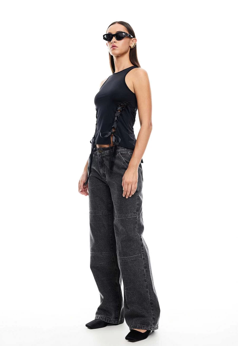 Lioness Women's Freedom Jeans | High-Waisted Stretch Denim for Comfort & Style