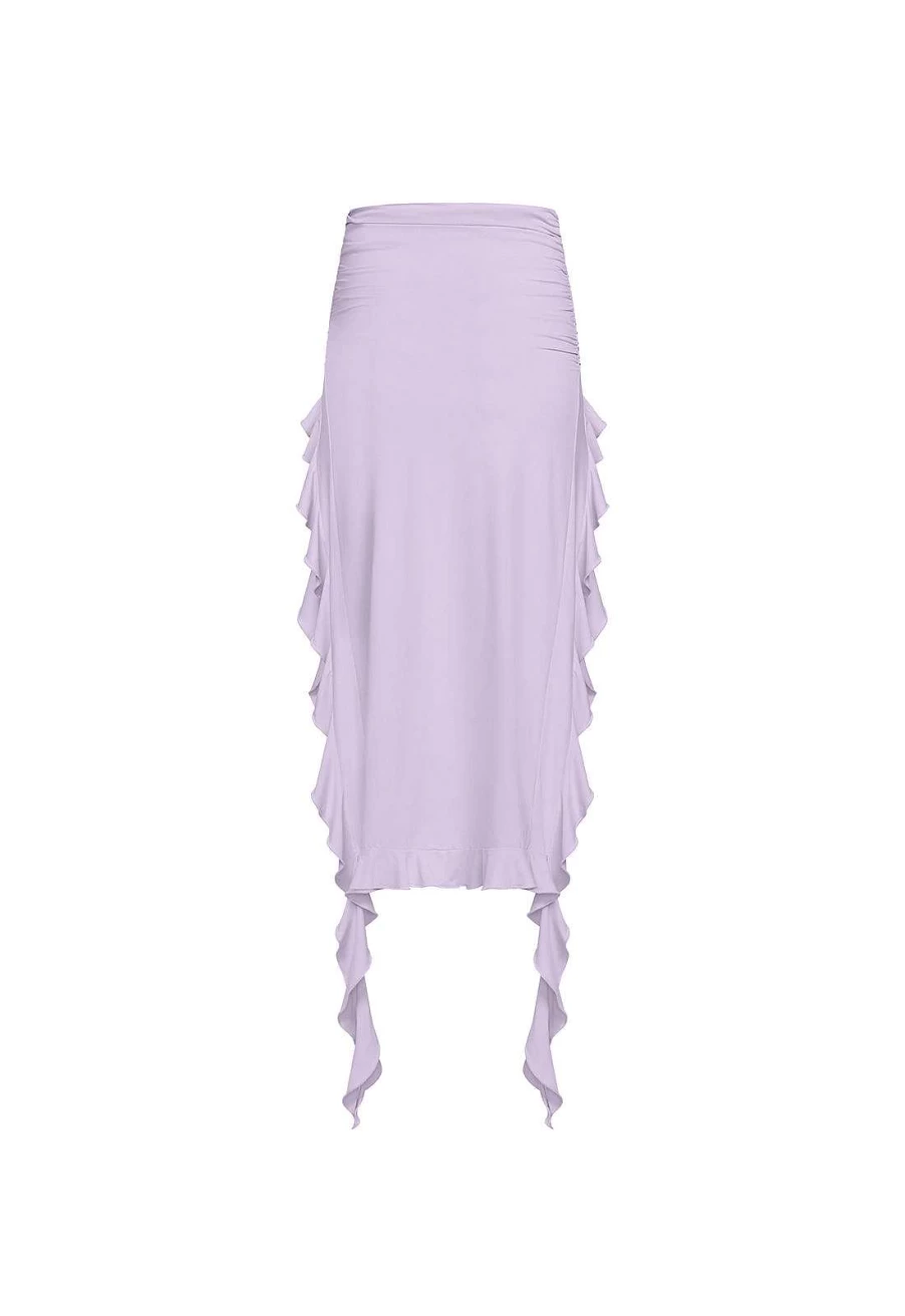 Lioness Women's Rendezvous Midi Skirt - Elegant High Waist A-Line Design