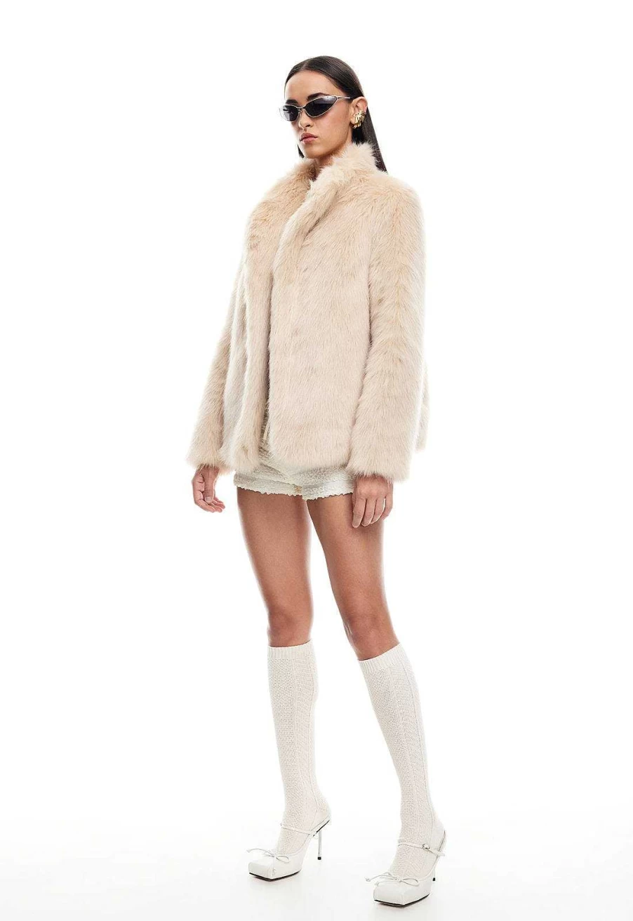 Lioness Women's Bada Bing Faux Fur Jacket
