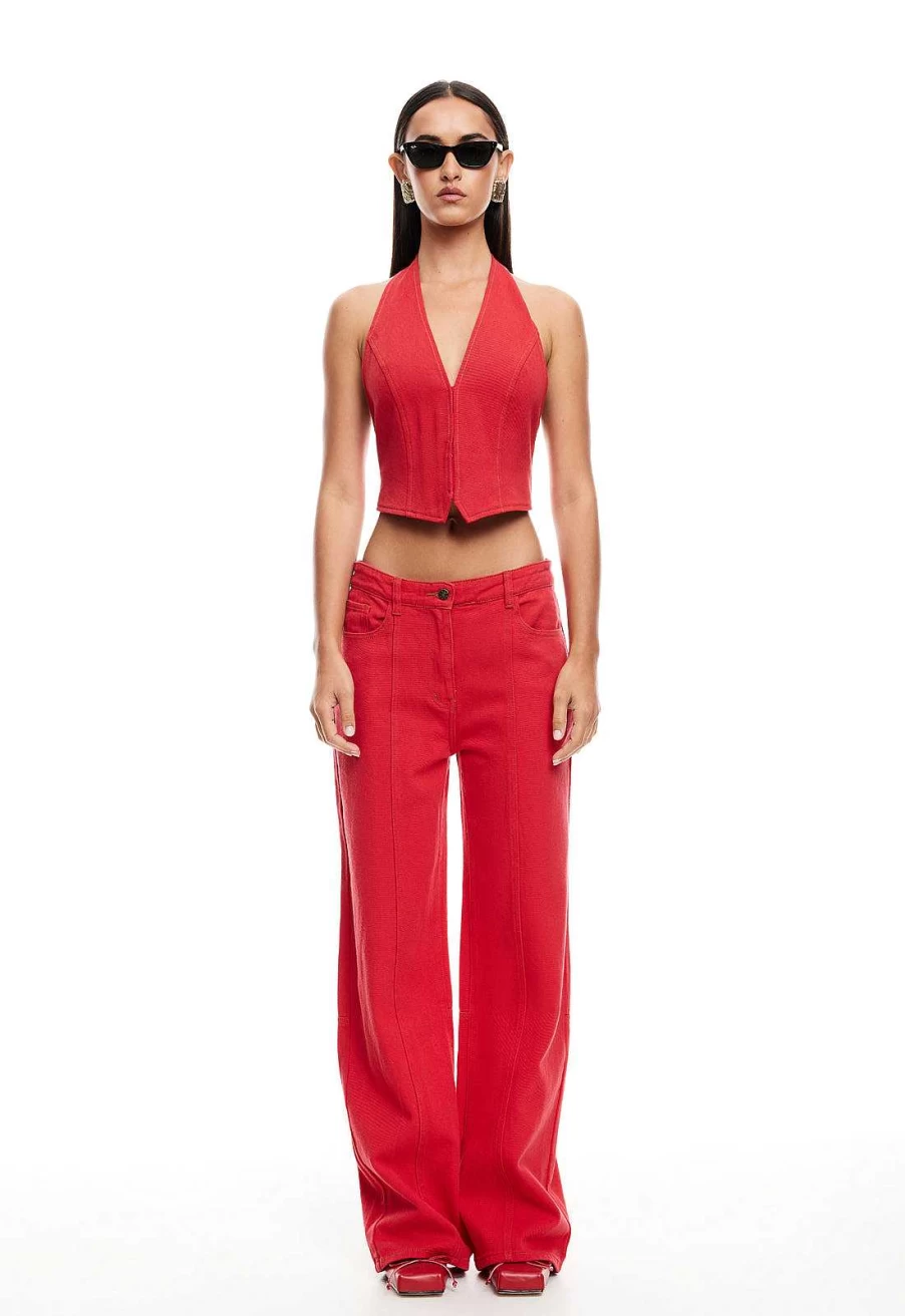 Lioness Women's Dawson High-Waisted Slim Fit Jeans