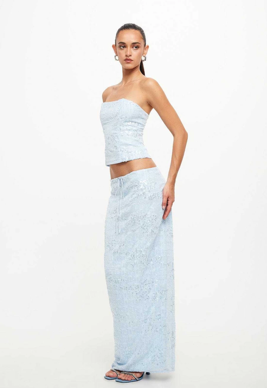Lioness Women's Long Flowy Boho Maxi Skirt - Summer Casual High Waist Beach Skirt
