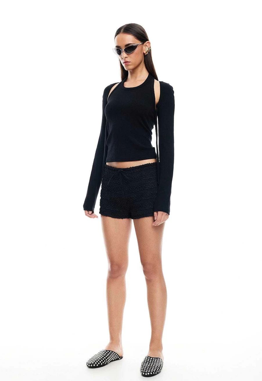 Lioness Women's Sculpted Long Sleeve Workout Top - Fitness Yoga Cropped Athletic Shirt