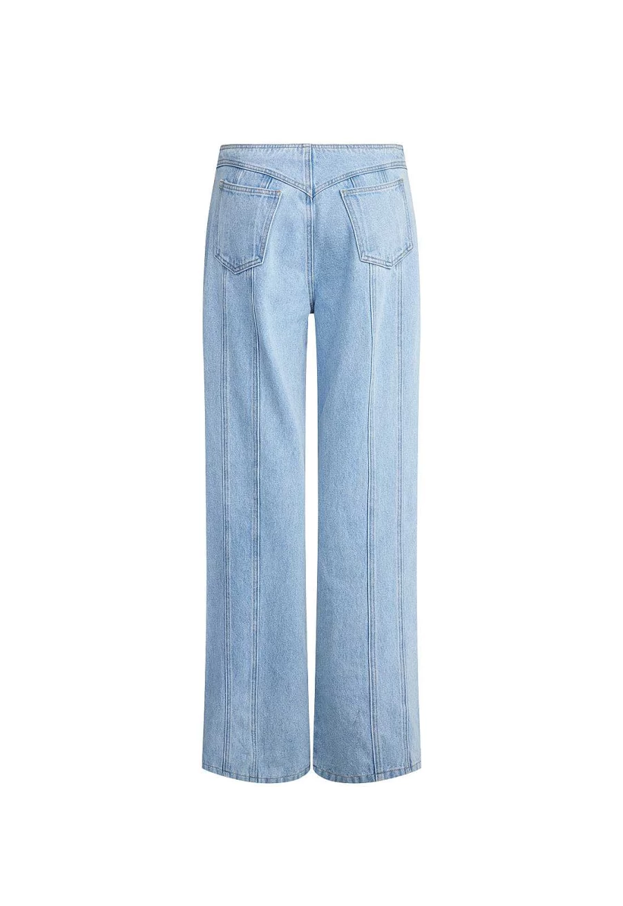 Lioness Women's Daydream Tie-Up Jeans | High Waist Denim Pants