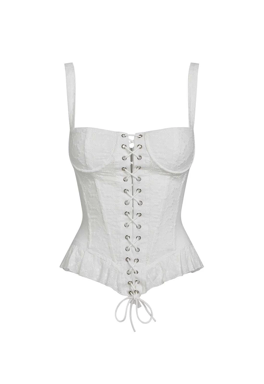 Lioness Women's Prophecy Tie-Up Corset | Adjustable Lace-Up Waist Cincher