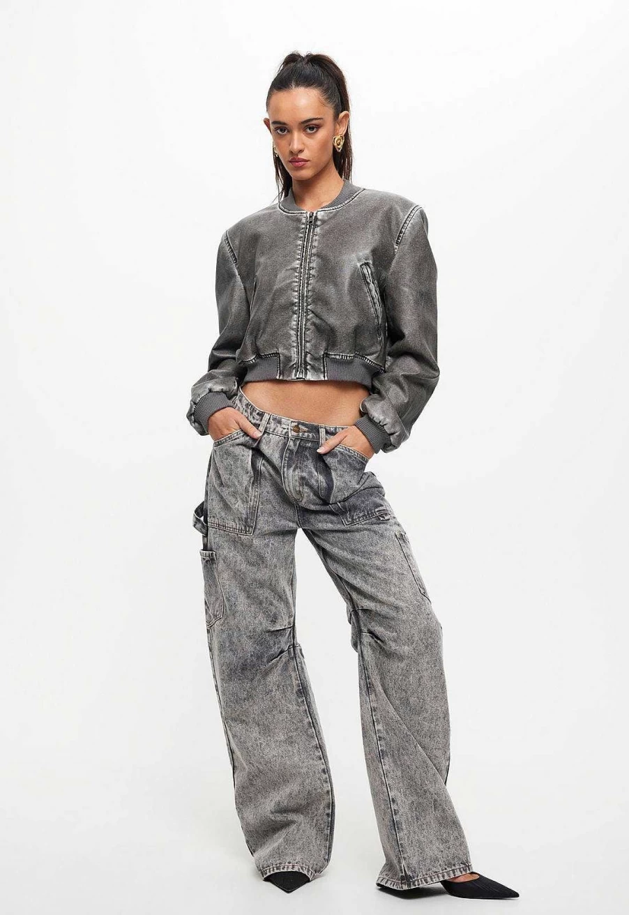 Lioness Women's Allure Bomber Jacket | Stylish Casual Outerwear Coats