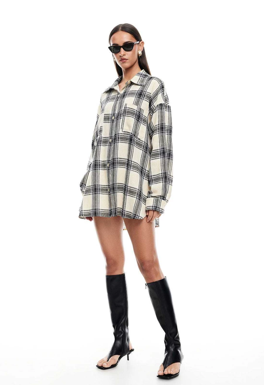 Lioness Women's Clarity Button-Up Casual Shirt | Stylish Everyday Top