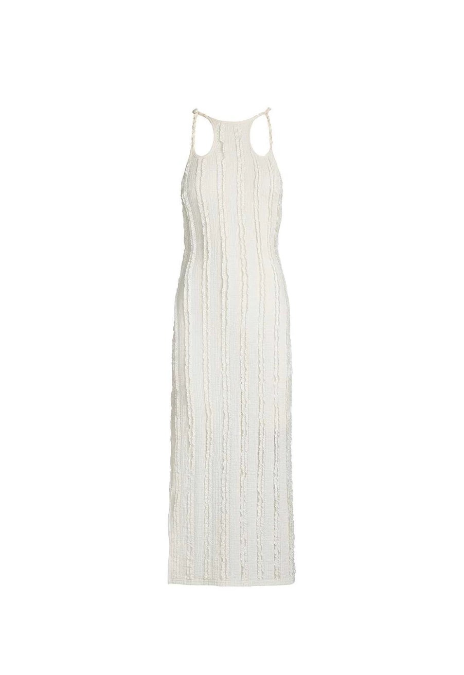 Lioness Women's Adjustable Double Strap Midi Dress - Elegant Fit