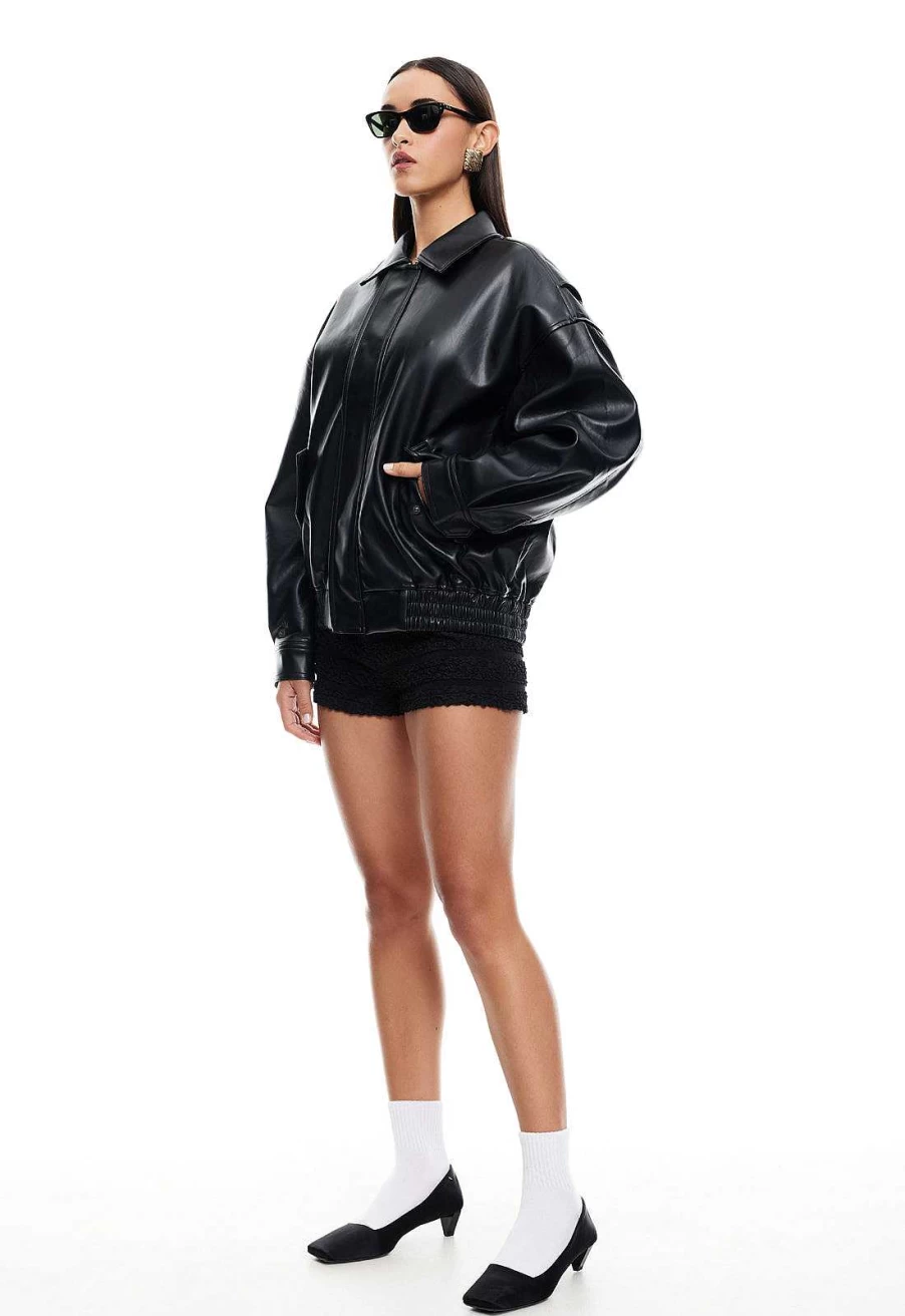 Lioness Women's Kenny Bomber Jacket | Lightweight Casual Outerwear Coat