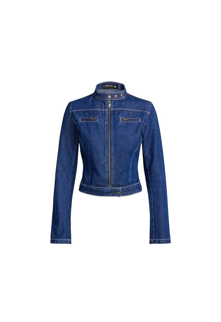 Lioness Women's Bella Moto Jacket | Stylish Motorcycle Biker Jacket for Women