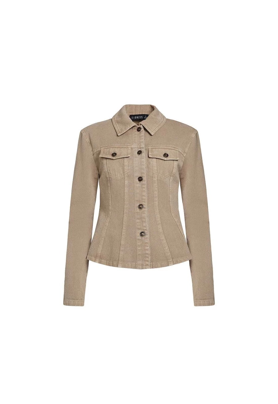 Lioness Women's Rider Denim Jacket | Stylish Casual Jean Coat for Women