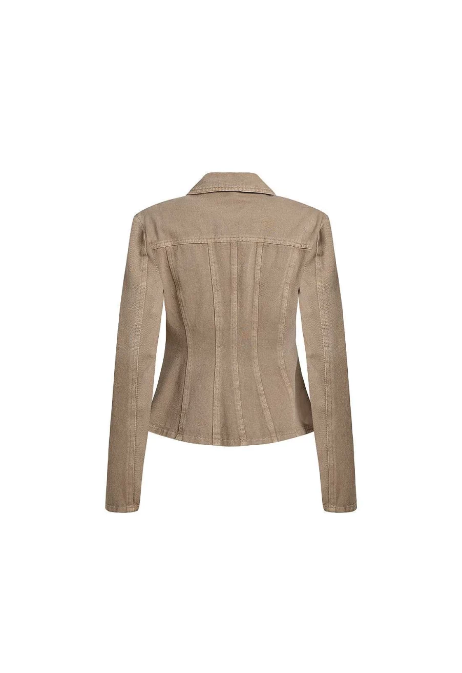 Lioness Women's Rider Denim Jacket | Stylish Casual Jean Coat for Women