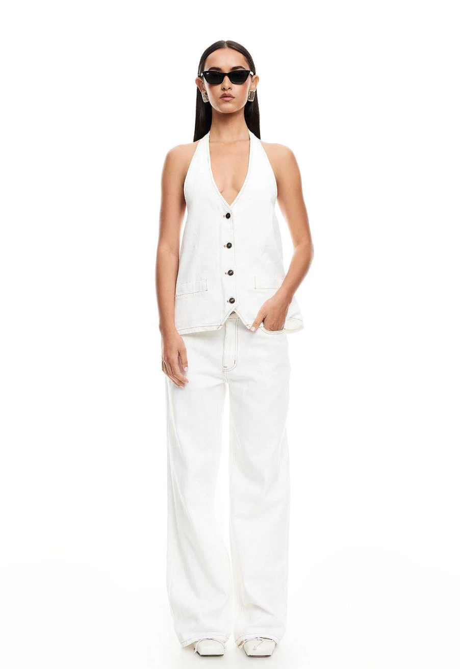 Lioness Women's Top Model High-Waist Slim Fit Jeans | Premium Denim for Fashion-Forward Style
