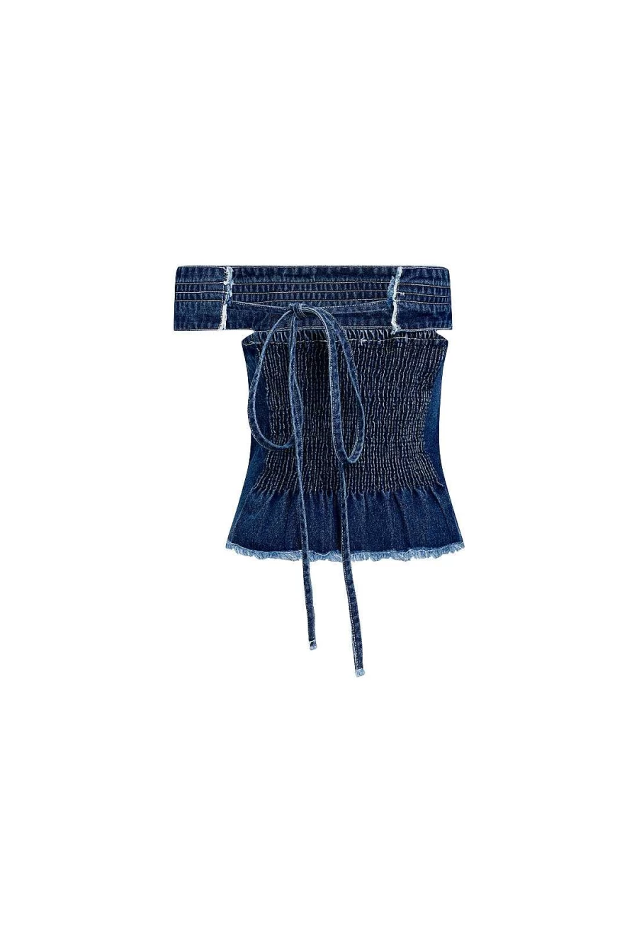 Lioness Women's Denim Shirt | Stylish Casual Boutique Tops for Women